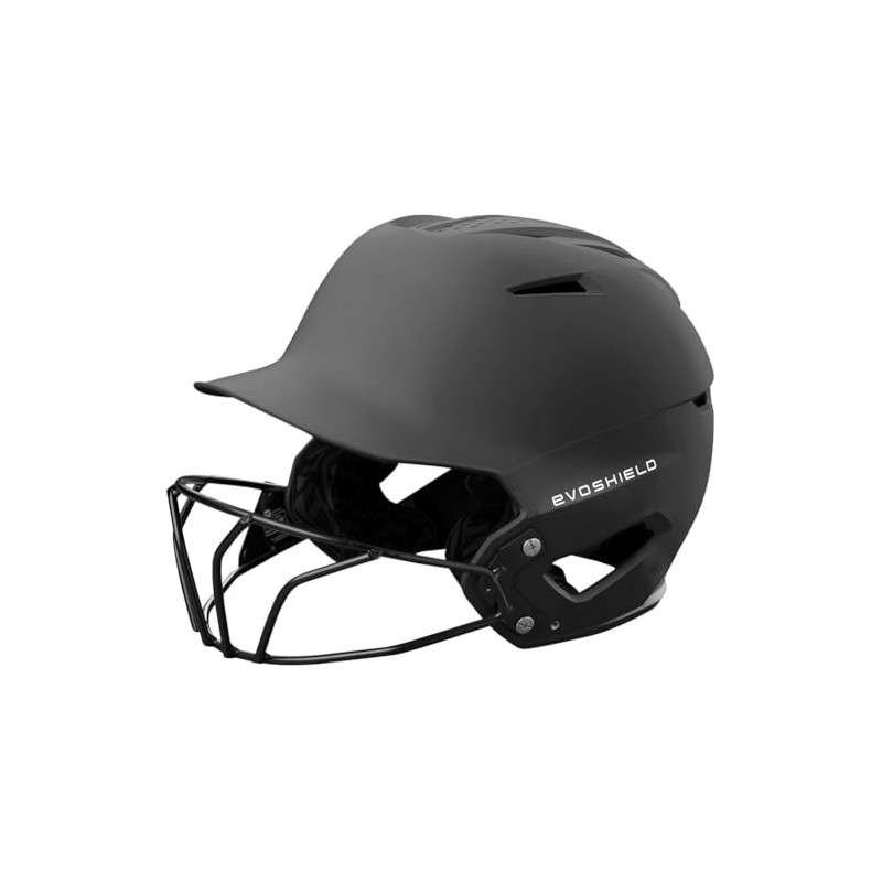 EvoShield XVT™ 2.0 Matte Batting Helmet with Facemask - Charcoal,
