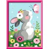Ravensburger CreArt 20062 20062-Spring Greetings-Painting by Numbers Rabbit for Children