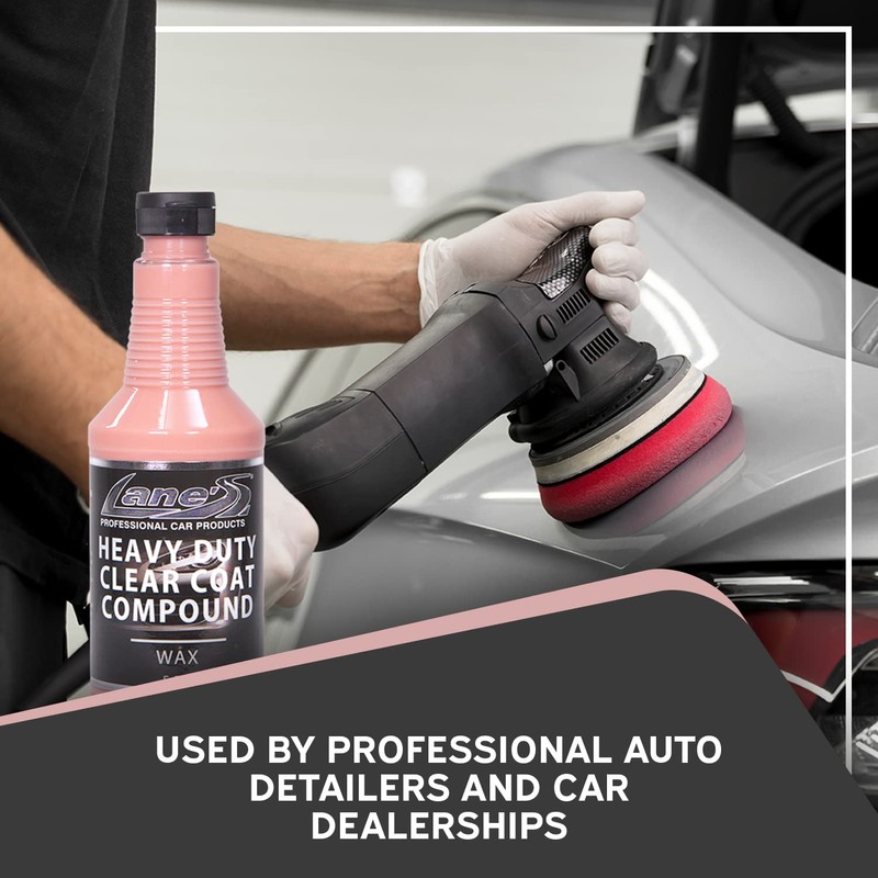 LANE'S Heavy Duty Clear Coat Compound, Car Paint Scratch Repair,
