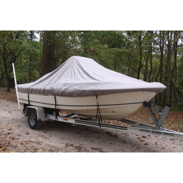 VORTEX Heavy Duty Grey / Gray Center Console Boat Cover for 18'7" - 19'6" Boat 1 to 4 Business Day DELIVERY