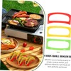 Taco Stand with Bag, 12 Pieces, Colorful Plastic Taco Table