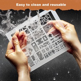 Hunting Buddy Word Art Stencil for Walls and Crafts, Reusable Mylar Template, Ideal for Home Decor and Outdoor Projects - Size A4 (7.9" x 11.0")