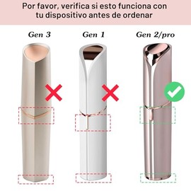 Cabezales de repuesto para depiladora facial impecable, cuchillas de repuesto para depilación final impecable Gen 2