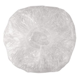 TUPARKA 120 Pcs Disposable Shower Caps Plastic Elastic Bath Cap for Home Use Hotel Spa and Hair Salon supplies
