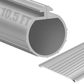 ToLanbbt 10.5FT Garage Door Bottom Seal Strip for Clopay, EPDM Garage Door Rubber Weather Stripping Replacement for Single Slot, Blocks Cold/Hot Winds, Gray