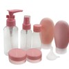 Portable Travel Refillable Container for Shampoo and Cosmetics Cosmetics