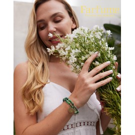 Farfume Chakra Bracelet Real Stones, Real Stones Gemstone Bracelet for Women