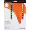 Daler-Rowney Simply Acrylic Paint Set, 24 Assorted Colours, Ideal for