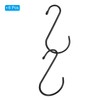 PATIKIL 6" S Shaped Hooks, 6 Pack Multipurpose S Hanging