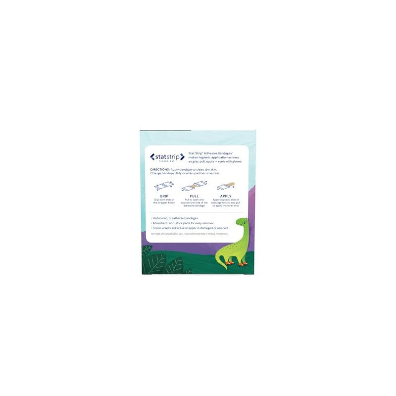 Stat Strip - Vendaje calcomanía de plástico para niños (Herbie