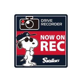 Snoopy Collaboration Sign Magnet NOW ON REC Yakult Swallows