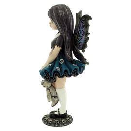 Nemesis Now Noire Fairy Figurine, Black, 14cm, Resin