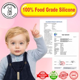 GNAWRISHING Chew Necklaces for Sensory Kids 8Pcs Brick Diamond Shape Sensory Chewy Toys for Autism Girl and Boy, ADHD Toddler, Adult