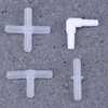 BUGUUYO 40pcs Inline Air Connectors for Aquarium Fish Tanks Straight