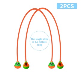 GEERDAN Diving Toy for Children, 2 Diving Rings for Underwater, Water Toy, Outdoor Swimming Pool Toy, Pool Party Gift for Children, Boys, Girls (2.5 m)