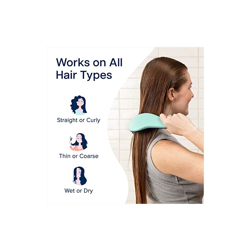 Crave Naturals Glide Thru Detangling Brush (MINT)