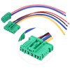 Hlyjoon 6441L2 Motor Resistor with Wiring, Repair Plug, Wiring Harness,