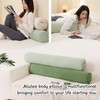 Ailuteie Bolster Pillow for Bed – Long Round Body Pillow