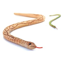 The Home Fusion Company Childrens Kids Wooden Swaying Bendy Jointed Large Snakes Retro Toy Party Gift!