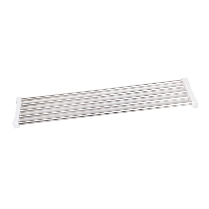 Expandable Closet Storage Rack 25‑40cm Adjustable 24cm Wide Stainless Steel