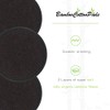Almohadillas desmaquillantes reutilizables color negro, lavables, paquete de 10 unidades