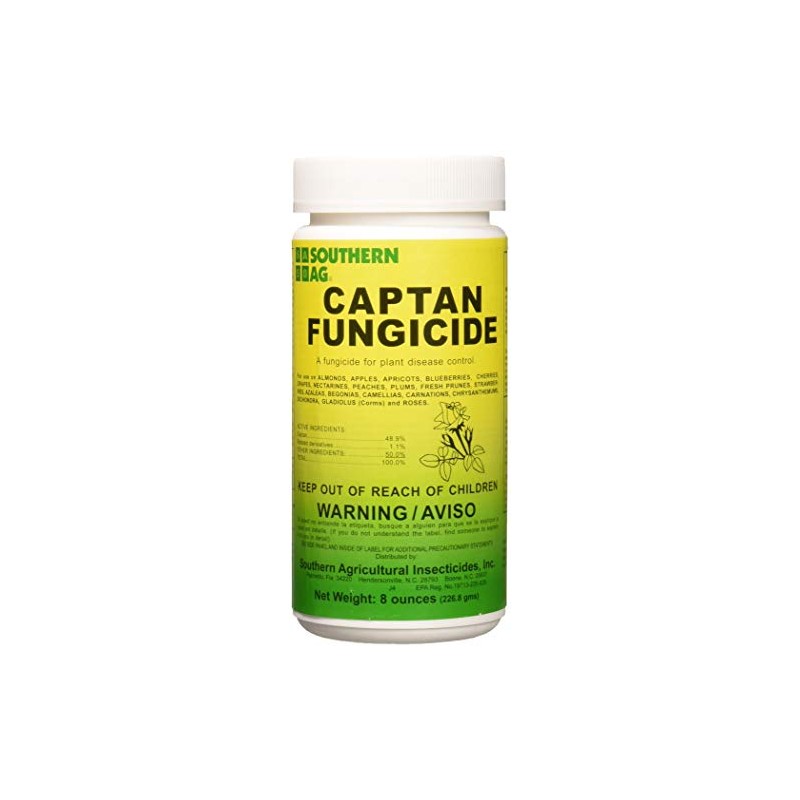 Southern Ag - 01600 - Captan Fungicide - 8oz, White