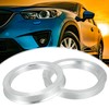 ACROPIX 71.6mm to 56.1mm Universal Car Hub Centric Rings Silver
