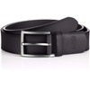 Eurex by Brax Men's Leather Elegant Sporty Belt, 02 Black