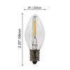 Creative Hobbies Electric Window Candle Lamp with LED Bulb, On/Off
