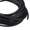 sourcing map Solid Rubber Cord Tubing 10ft 1.5mm(1/16") Dia Matte