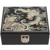 February Mountain Mother of Pearl Large Wooden Box with Hinged