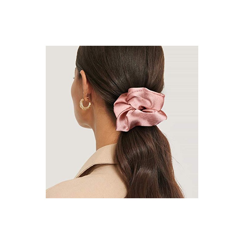 Scrunchies de seda satinada para dama de honor para el