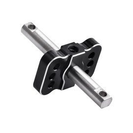 Aluminum Differential Locker Spool Diff Case Parts for 1/10 2WD Traxxas Slash Rustler Stampede VXL Bandit Cars Trucks (Black)