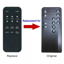 For Zvox Replace Remote for ZVOX Omni SoundBase 330/350/440/450/220, AV200/205 TV Speaker