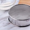HNJZX Stainless Steel Backer Wheat Sifter Sugar Flour Sifter 60