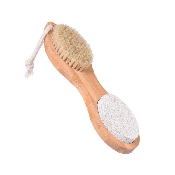 Healvian 1pcs Multifunctional Double Foot Scrubber and Callus Remover Brush