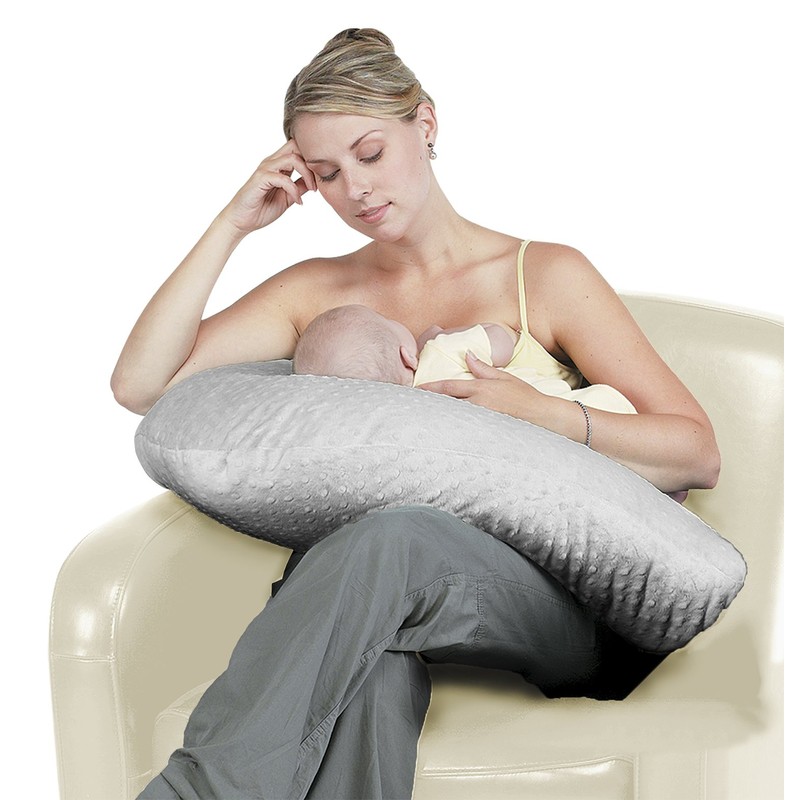 Jolly Jumper Boomerang Nursing Cushion - Grey