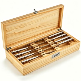 Amcortn Upgraded Knife Box, Knife Lock Box Kitchen Knife Storage Box Lockable Large Knives Holder & Organizer for Chef Knives or Steak Knives