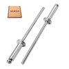 SKIR'CO Pack of 200 Aluminium Blind Rivets 3.0 x 12