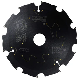 HiKOKI 0037-5609 Super Chip Saw Kurokachi for Hard Ceramics Siding [All Diamonds] 125 x 10P