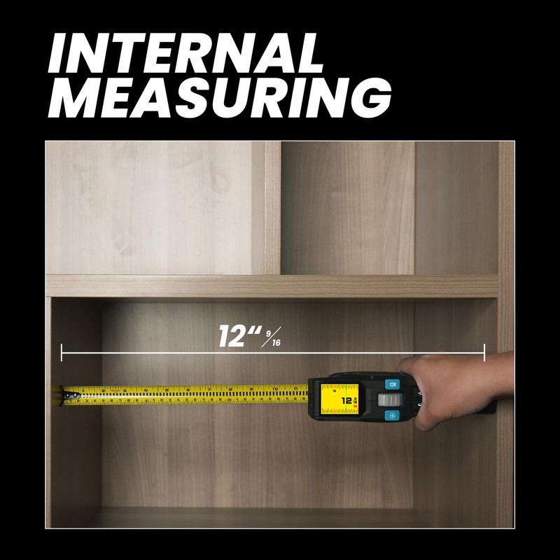 ACEGMET DTX10 Digital Tape Measure - Laser Measurement Tool &