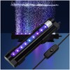 DaToo Submersible Aquarium Light 6Inch Fish Tank Light Bubbler Wall