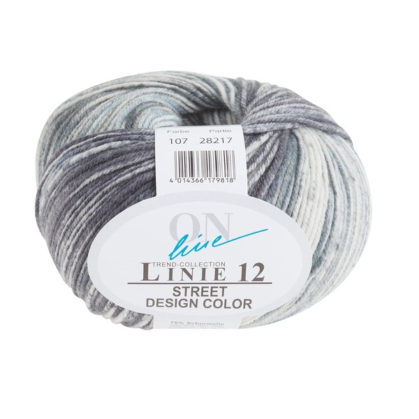 Online Hand Knitting Yarn, 75% Virgin Wool (Merino), 25% Polyamide,