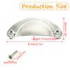 Ruidee Pack of 12 Shell Handle Drawer Handles Drawer Handles