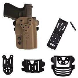 Ultimate Arms Gear Kydex OWB Modular Multi-fit Holster - Size 4-C - Color: FDE