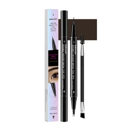 Microblading Eyebrow Pen - Upgraded Magic Eyebrow Pencil - 2 Tip Eyebrow Pen Waterproof Eyebrow Pencil - Joan-#3- dark brown