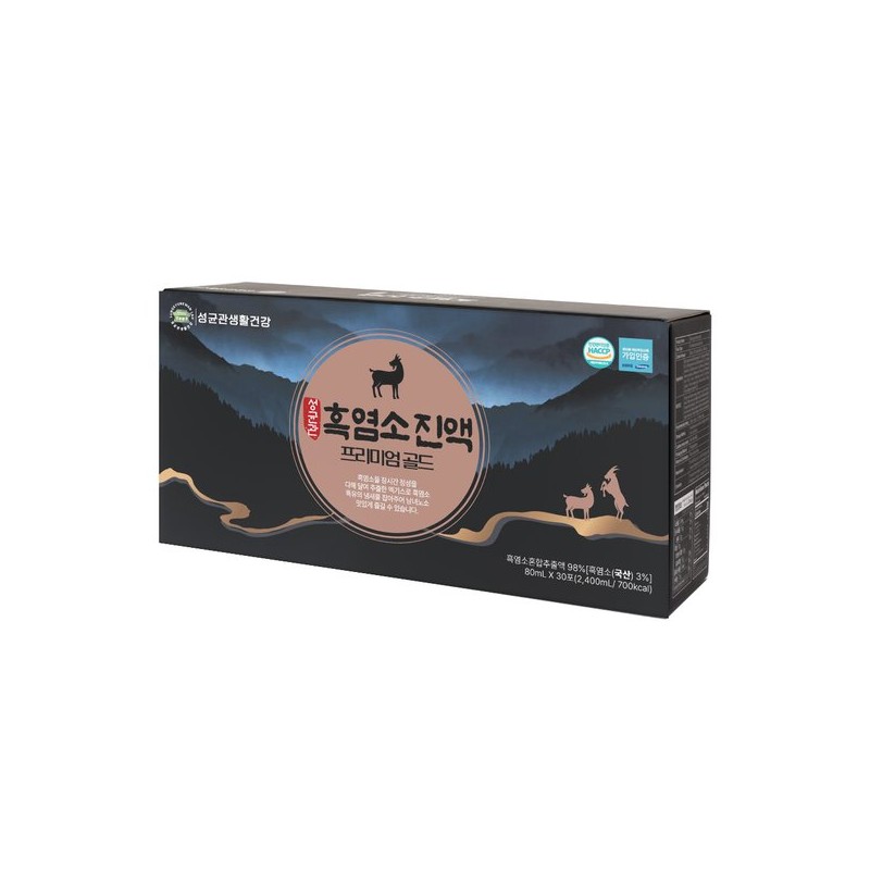 성균관 흑염소 진액 프리미엄 골드 80ml x 60포 Sungkyunkwan Black