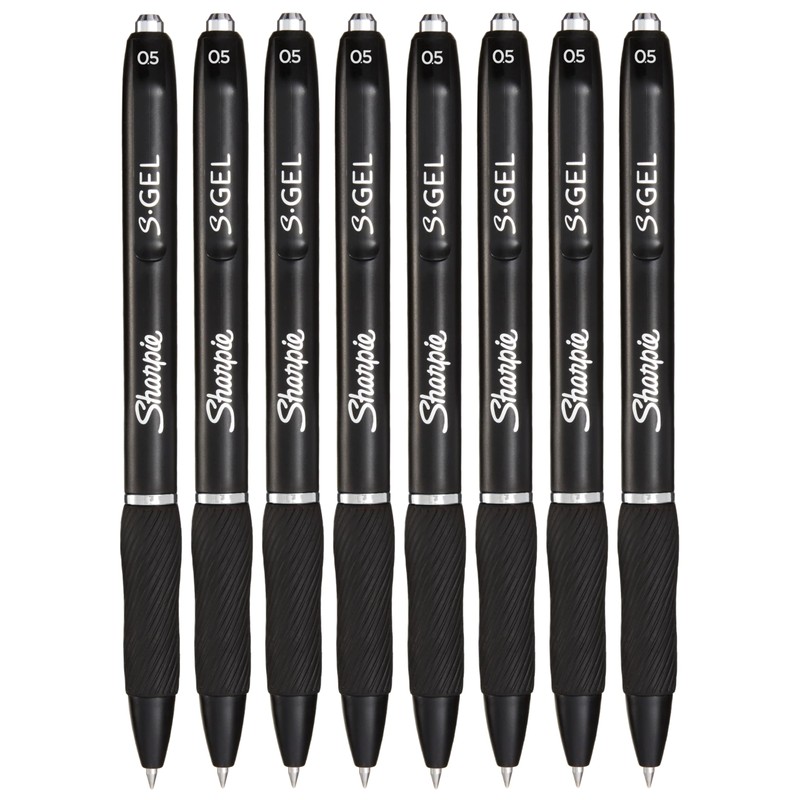 Sharpie S-Gel Pens | Fine Point 0.5mm | Black Ink