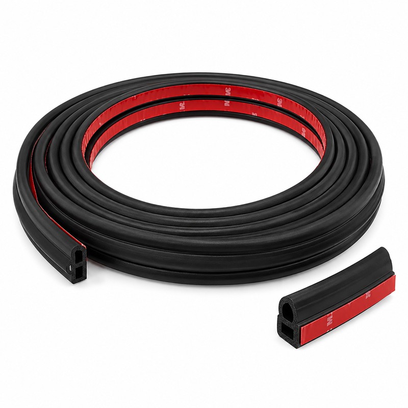 Car Door Seal Strip – Double Layer Rubber Weatherproof Sound