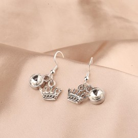 MAOFAED Because I Knew You I Have Been Changed for Good,Musical Inspired Gift, Witches Charm Friendship Gift (crownearringCA)